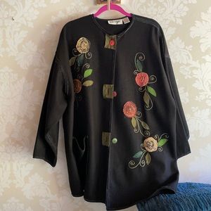 3/4length unlined coat